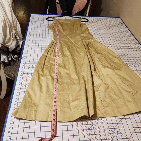 ASTR Drop-Waist Dress NWOT Tan Large - Picture 2 of 8